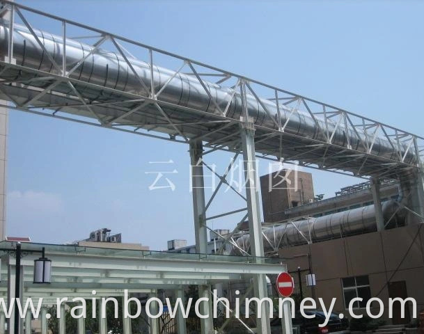 double wall insulated boiler chimney 